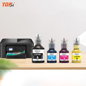 Topjet BTD180 BT D180 BTD180BK Premium Compatible botella a granel Color inyección <span class=keywords><strong>de</strong></span> <span class=keywords><strong>tinta</strong></span> recarga <span class=keywords><strong>de</strong></span> <span class=keywords><strong>tinta</strong></span> para impresora <span class=keywords><strong>Brother</strong></span> T580DW T583DW T780DW - Product Image 1