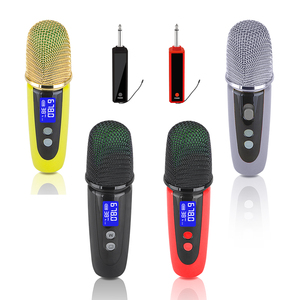 CQA Q1 <span class=keywords><strong>Mini</strong></span> microphones chantants pour enfants, microphones de karaoké sans fil Microphone de karaoké sans fil UHF pour le chant - Product Image 5