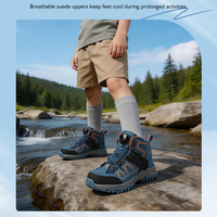 OEM ODM Özel Renkli Çocuklar İçin Unisex Hızlı Bağcıklı Spor ve Oyun Trekking Botları