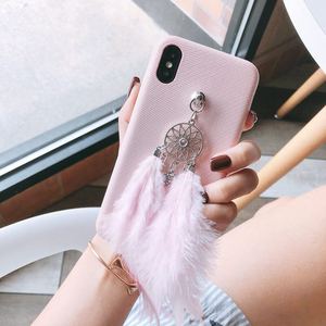 Bán buôn Cô Gái Thời Trang Điện Thoại Trường Hợp Che Lông Treo Di Động Trường Hợp đối với iPhone X - Product Image 6