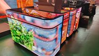 Pantalla LED a Todo Color HD P2.5 para Interiores, Mostrador de Recepción, Centro Comercial y Bar, Señalización Publicitaria Creativa