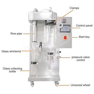 MY Whey Spray Dry Machine 50l Bomba de alta presión Huevo Claras Glucosa Spray Dryer para Nano Composite - Product Image 4