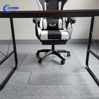 Bester Preis Kunststoff Gummi Antislip Bedruckte Wasch bare Kissen Einweg Weich schaum PVC Teppich Stuhl Matte für Büro