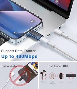 Adattatore HANTAI in Lega di Alluminio ad Alta Velocità Tipo C per <span class=keywords><strong>iPhone</strong></span> 14, <span class=keywords><strong>OTG</strong></span>, Ricarica Rapida, Trasferimento Dati USB3.0, Caricabatterie AC Nuovo di Zecca per Laptop - Product Image 2