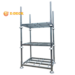 重型热镀锌物料搬运钢制仓库储物钢板堆叠架 - Product Image 2