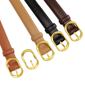 เข็มขัดหนังสไตล์ลำลองของผู้หญิงพร้อมหัวเข็มขัดอัลลอยอัตโนมัติดีไซน์ทันสมัยสำหรับใช้ในชีวิตประจำวัน - Product Image 4