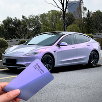Film de protection de peinture (PPF) Prelatek, best-seller, prix usine, couleur gris-violet brillant, effet rêve, en TPU, pour voiture, film de protection de peinture à changement de couleur violet