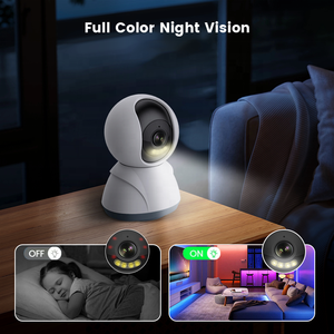 Nhà máy ban đầu tuya không dây 2.4GHz babyfoon với máy ảnh phát hiện âm thanh an ninh bé giám sát Wifi <span class=keywords><strong>Camera</strong></span> giám sát - Product Image 3