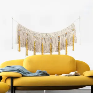 环保DIY TA7137手工编织窗帘挂毯北欧风格挂毯家居装饰墙