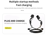 Nouveau câble de recharge pour VE Stellar.Auxus V1-T2T2-16A1P 11KW 16A triphasé Mode 3 Type 2 vers Type 2 Origine Chine/GUA pour modernisation/mise à niveau