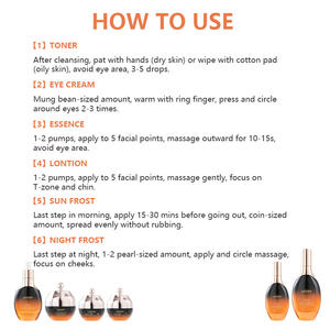 Ensemble de soins de la peau raffermissant au <span class=keywords><strong>collagène</strong></span> pour booster l'élasticité et hydrater en profondeur, routine hydratante jour et nuit pour une peau lisse et rebondie - Product Image 5