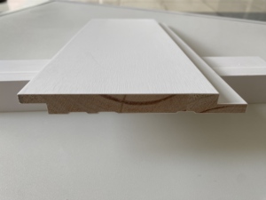 Primed FJ Radiata Pine Reversible <b>V</b>-JOINT SHIPLAP--21/32"*7 1/8''*16' Shiplap - Product Image 2