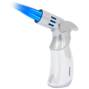 Nueva antorcha portátil de llama para Kit de ahumador de whisky, encendedor de barbacoa y logotipo personalizado, soplete de butano, antorcha de 4 llamas - Product Image 4