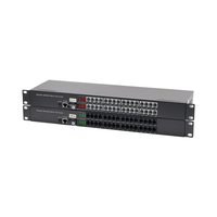 FXS FXO 32-Channel Optical Telephone Line Multiplexer Fiber Optic Telephone Extenders SC Convert Single Mode 20km