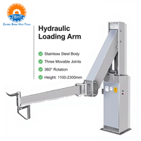 Bras de chargement hydraulique mécanique en acier inoxydable pour carcasses, équipement d'abattage de bétail, matériel d'abattage pour abattoir