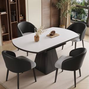 โต๊ะรับประทานอาหารขนาดเล็กสไตล์อิตาลีหรูหราทนทานต่อสิ่งแวดล้อมพับเก็บได้ - Product Image 4