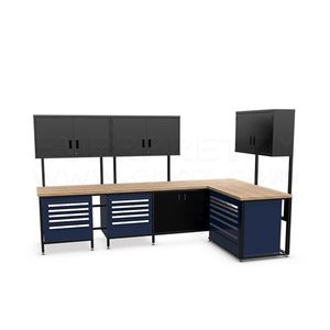 Mesa de trabajo de madera de acero para laboratorio, fabricante profesional, respetuoso con el medio ambiente y conservante - Product Image 2