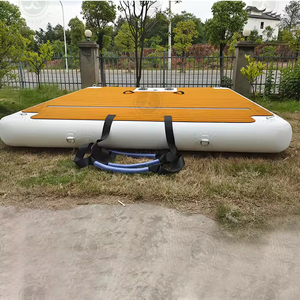 Île flottante gonflable, radeau, ponton, plateforme <span class=keywords><strong>de</strong></span> quai pour yacht, pour se baigner au <span class=keywords><strong>soleil</strong></span> - Product Image 5