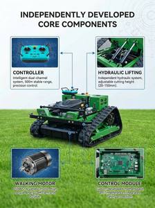 Tondeuse à gazon la moins chère certifiée CE, 500 mm, sur chenilles, adaptée à tous les terrains, Xet-500, moteur haute puissance pour une coupe efficace de l'herbe - Product Image 4