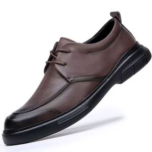 2026 Business Formal Leather <b>Shoes</b> Men's Casual <b>Shoes</b> Breathable Leather <b>Shoes</b> Men's Autumn <b>Soft</b> <b>Shoes</b> - Product Image 1