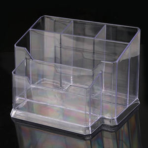 Caja de Almacenamiento de Uso Diario Multicolor, Organizador de Herramientas de Manicura, Soporte de Escritorio, Organizador de Esmalte de Uñas de Acrílico Transparente - Product Image 4