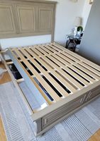 Lattes de lit verticales en bois Queen 60x80 durables, écologiques, avec grip en silicone antidérapant, respirantes, pliables, remplacement de sommier