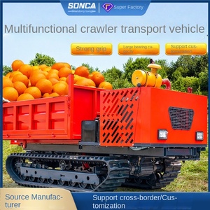 Mini Tractor Agrícola de Orugas, Camión Volquete Manual para Huertos, Tractor Todoterreno - Product Image 2