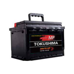 מכירות גבוהות din75 57539 רכב אוטומטי החל הסוללה 12v סוללות 75ah עבור משאיות ומכוניות מסחריות - Product Image 4