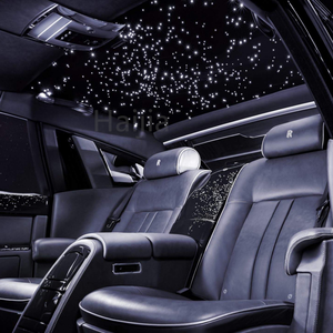 Luz de techo de fibra óptica para coche con efecto lluvia de meteoros y estrellas fijas, luz de techo estrellada DIY para interior de coche - Product Image 4