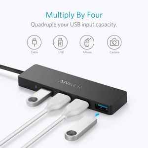 Hub USB 3.0 4 en 1 Anker, Hub de Datos Ultrafino con Cable Extendido de 2 Pies (Carga No Compatible), para Anker Ultra-Slim Data USB H - Product Image 2