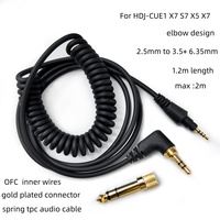 Câble audio DJ de remplacement à 4 pôles longs pour casque Pioneer HDJ-CUE1-X5/X7/S7