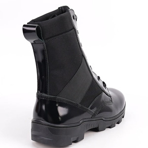 Bottes longues en cuir brillant DFH16, chaussures d'entraînement pour hommes - Product Image 5