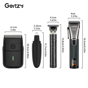 Kit de Aseo Recargable 4 en 1 para Nariz, Patillas, Cejas y Orejas, para Uso Doméstico, en el Automóvil y en el Garaje - Product Image 4