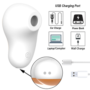 Vibrador de Succión Clitoriana de Silicona OEM al por Mayor con 10 Modos, Recargable por USB, Juguete para Adultos para Mujeres - Product Image 4