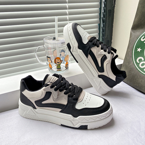 Nuevas Zapatillas Deportivas <span class=keywords><strong>de</strong></span> Plataforma para <span class=keywords><strong>Mujer</strong></span>, Venta al Por Mayor, Fabricante OEM, Personalizadas, <span class=keywords><strong>de</strong></span> Dos Tonos, Cuero y Malla, Casuales - Product Image 3