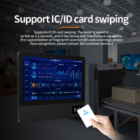 Computadora Industrial Integrada con Escáner QR 2D de 15.6 Pulgadas, Panel Táctil Capacitivo Resistente al Agua IP65, Todo en Uno