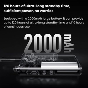 Pantalla LCD de 1.77 Pulgadas, Walkie Talkie <span class=keywords><strong>Mi</strong></span> Versión 3 Chat, IP65, Compatible con <span class=keywords><strong>Radio</strong></span> FM y Modo de Emergencia SOS - Product Image 4