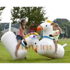 Jeux de construction d'équipe de travail de groupe de poney sautant gonflable Offre Spéciale enfants/adultes divertissement en plein air pour jouets amusants pour le divertissement - Product Image 5