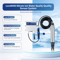 Sonde de nitrates LoRaWAN IP68 avec batterie, capteur NO3 pour l'aquaculture, la ferme intelligente, la surveillance de la qualité de l'eau IoT