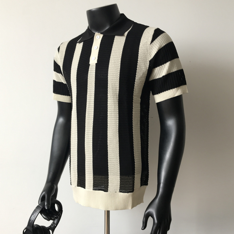 トップス supreme Vertical Stripe knit polo Vertical Stripe Polo - spring/summer 2020 - Supreme