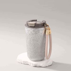 304 Stainless Steel <b>Coffee</b> Mug Portable Car Thermos Business Office Gift Dual-Drink Mug - Product Image 5