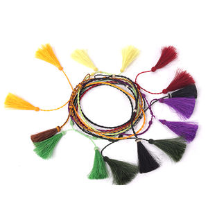 Weilai — panier de cheveux de <span class=keywords><strong>cheval</strong></span> tissé rouge, pour pompon, frange de cheveux - Product Image 1