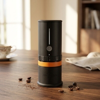 Portable Électrique Moulin À Café En Alliage D'aluminium Lame USB Rechargeable Mini Grain De Café Rectifieuse OEM Approvisionnement D'usine