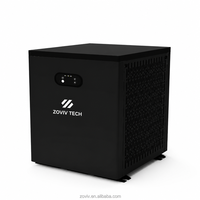 Pompe à chaleur pour mini-piscine R32 pour l'e-commerce, OEM, couleur personnalisable, boîtier métallique portable, chauffe-SPA, prix d'usine