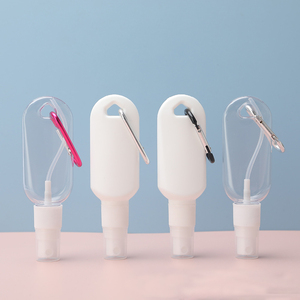 High Quality 30ml 50ml 60ml 80ml Customized Shape Key Chain Plastic <b>Perfume</b> Spray <b>Bottles</b> with Hook for <b>Perfume</b> - Product Image 1