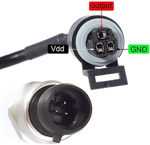 Nhà máy trực tiếp pessure cảm biến hoặc đầu dò 10BAR 12VDC 0.5-4.5V npt1/8 dầu nhiên liệu diesel Air gas áp lực nước máy phát - Product Image 3