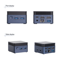 Ultra Compact Mini PC: Intel N100/N200 8GB 16GB DDR4 Win10/11 | Dual HDMI 4K USB3.0 Type-C for Home Office Porket PC