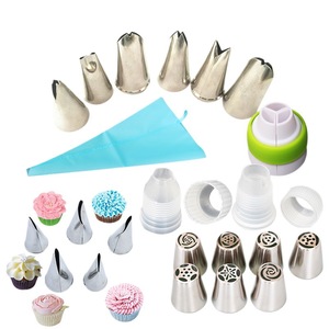 Joinhot Piping Tip Set Stainless Steel 13 Pc Cake Decorating Reusable Tools For Wedding Cakes - Product Image 2