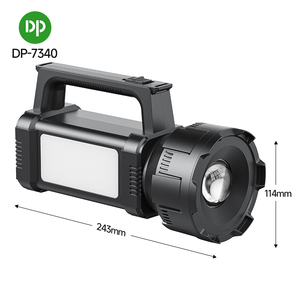 Mới Đến Trong Kho Xách Tay Có Thể Sạc Lại LED Tìm Kiếm Ánh Sáng Bên Ánh Sáng Khẩn Cấp Năng Lượng Mặt Trời Sạc 4000MAh Pin Tập Trung - Product Image 6