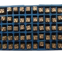 Machine de marquage à chaud LHC, tampon de numérotation, lettres et chiffres en laiton, caractères sur 3 lignes, HP-241, pour le codage des cartons en plastique